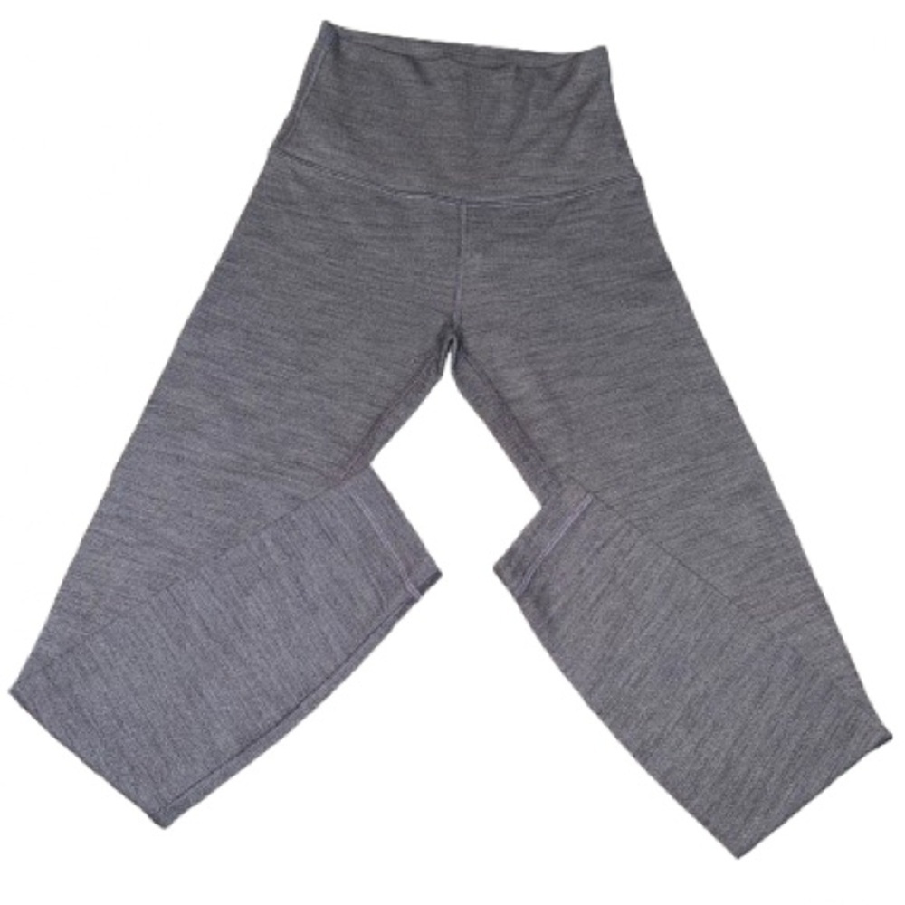 Lululemon Align Crop 21" Nulu herringbone 
White/Black Sz 2
